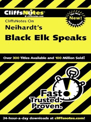 cover image of CliffsNotes on Neihardt's Black Elk Speaks